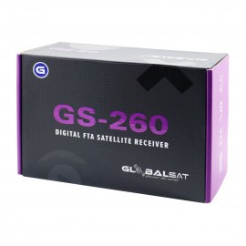 Globalsat GS 260 - ACM, H265, WiFi, 3  - Lanamento 2019