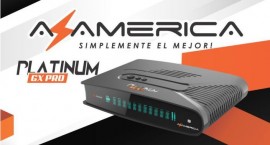 Receptor FTA Azamerica Platinum GX PRO 4K Ultra HD com Wi-Fi HDMI
